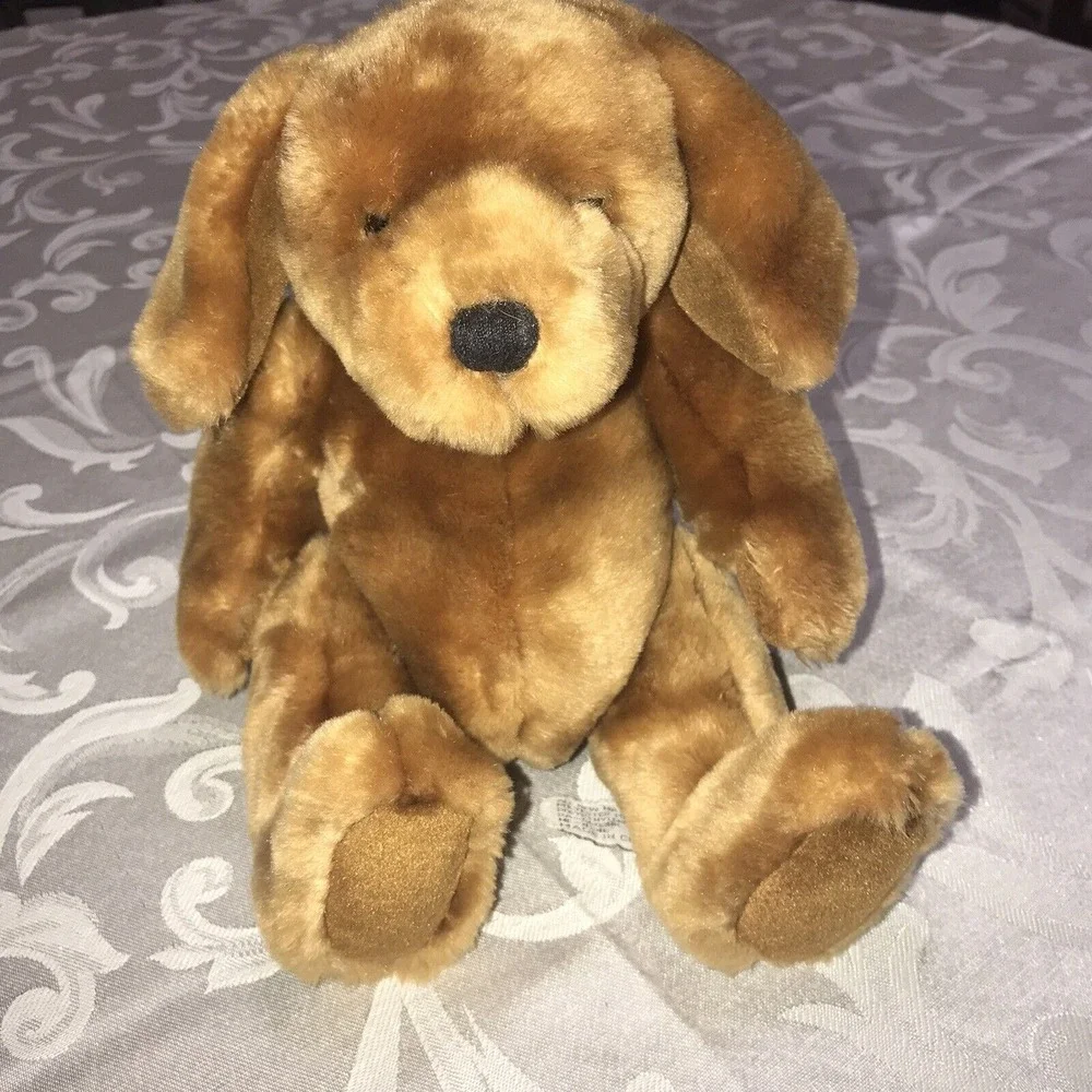 Velvets by Greek Puppy Dog Brown ASI62960 Plush Vintage 10